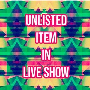 Live show listing